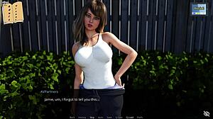 3D animated tits bouncing in porn game Sunshine Love 105