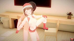 Japanese girl's Christmas outfit on Easter is a recipe for disaster