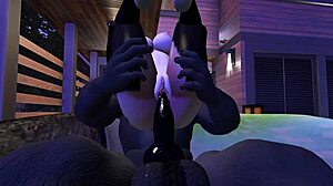 Cartoon porn with big tits and hardcore sex with a monster cock