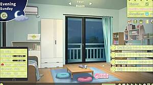 Pink panties aside for rough cowgirl hentai fuck