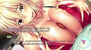 Tenioha feat Ikumi route part 3 shows Ikumi fucking fat tits hard