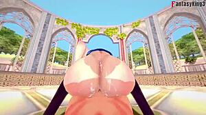 lucy heartfilia hot blonde in fantasy action