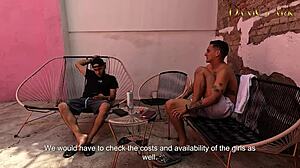 Dvojitá penetrácia s mexickým priateľom končí neporiadne