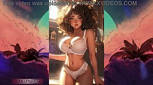 Anime babes in steamy scenes