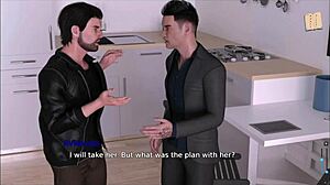 파인 폴스 55: 3D 게임 모험에서 큰 가슴 대비