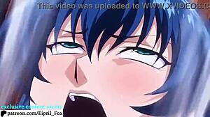 Futa action in Taimanin hentai