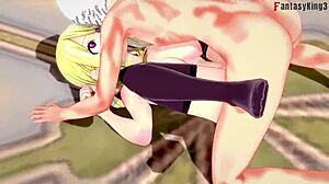lucy heartfilia hot blonde in fantasy action