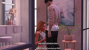 Hentai love story in 3D dressing room