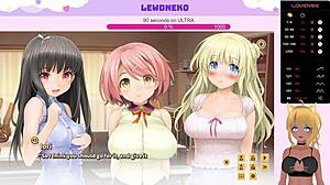 Vtuber Lewdneko gets naughty outdoors in Love Cubed part 10