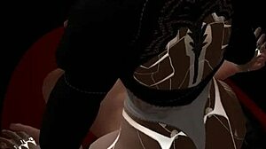 2B reitet Schwanz hart oben in Neir Automata Hentai Parodie!