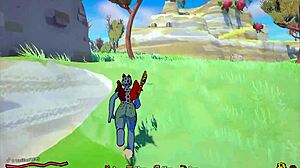 Daggan Pink Hentai Game Ep 1 OUTDOOR FUTANARI ORGY