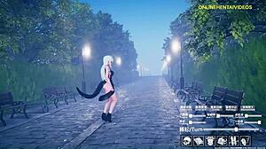 Cute Anime Girl Dancing Before Getting Fucked in Part 1