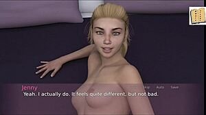 3D anime game with big tits and commented gameplay