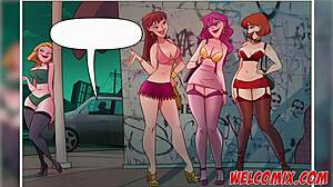 Midnight Surprise: Shemale Futagirl Shocks in Futanari Comics Group Action