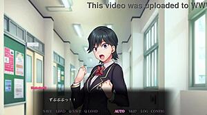 Buttplug action in an anime anal scene