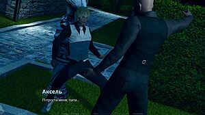Croft Adventures Ep 18: Lara's Public Tit Show in Stockings