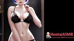 Sex infused ASMR experience with horny maids in cartoon style