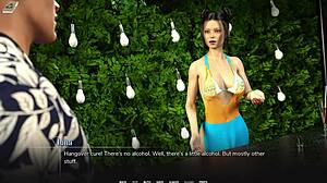 3D adult video with big-boobed college girl in bikini