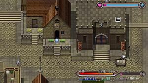 protagonist bathes and masturbates in nightmare knight part 5