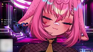 Vtuber Goes Wild Playing a Steamy Hentai Game