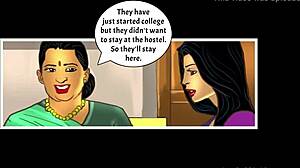 Savita Bhabhi in erotic cartoon and manga style