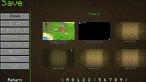 HornyCraft parody: The Creeper Girl's massive tits burst out