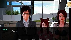 Adult cartoon with RPG style gameplay and interactive features