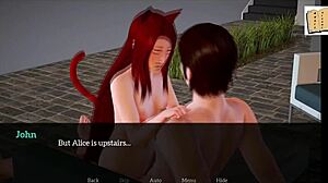 This is a homemade erotic video with 3D effects