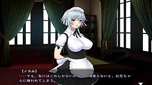 Maid-san to Boin Game Noel Scene 5 in English