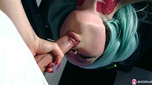Beautiful big-boobed Rebecca Nixon gets a hot blowjob and fuck