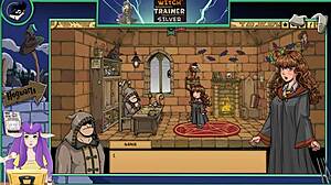 Animated porn with witch trainer