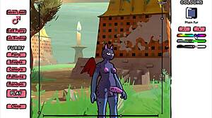 Daggan Pink Hentai Game Ep 1 OUTDOOR FUTANARI ORGY