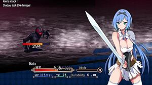 protagonist bathes and masturbates in nightmare knight part 5