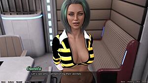 stranded in space 80 - military girl with big tits dominates