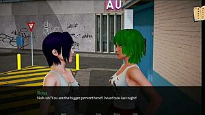 Amateur anime video with big tits and teen action