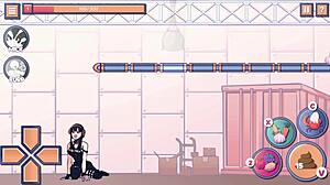 מפעל אירוטי אנימה עם בטן שמנה חמודה בסצנות הנטאי פעולה