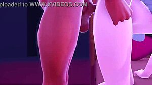 Exploring every detail of 3D anime bikini action with Trinity style.