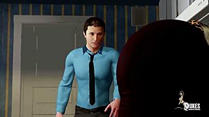 Geile Frau von Riesen in Küche durchgenommen