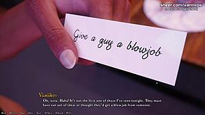 Busty Goth Girl Loses Bet, Sucks Huge Cock, and Gets Her Tight Hairy Hole Pounded in 3D Game