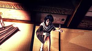Ruki Kuchiki's secret 3D training