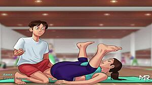 Summertimesaga brings hot yoga sessions. Will we stretch together more often in episode 1 91?