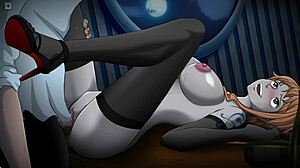 Nami’s big boobs and anime sex in XXX simulator playthrough