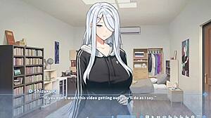 Shizuku's footjob in Summer Clover 3