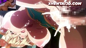 Nature-loving elf girl experiences her first wild anal sex