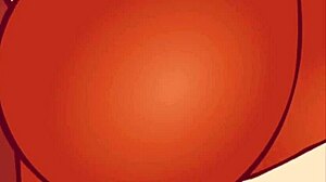 Jiggling big ass bouncing tits in hot hentai scene
