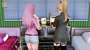 Harem hotel adventure in anime game series