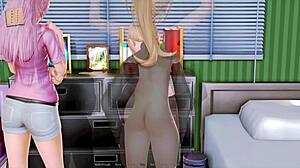 Harem hotel adventure in anime game series