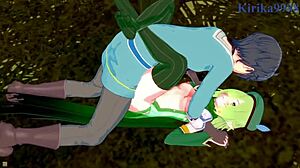 anna, aoi и yuuki споделят интензивни моменти в princess connect хентай