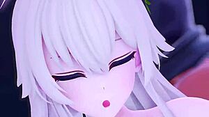 Exploring every detail of 3D anime bikini action with Trinity style.