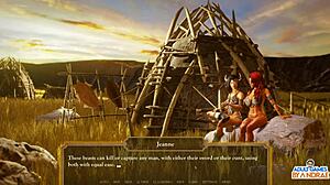 Princezna Lilianovy divoké sexuální touhy uspokojené v Sex of Thrones Ep1